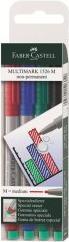 Produktbild Faber-Castell Overheadstift Multimark Non-Permanent (4 x)