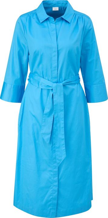 Image du produit s.Oliver Kleid Hemdblusenkleid aus Baumwolle mit Bindegürtel (42)