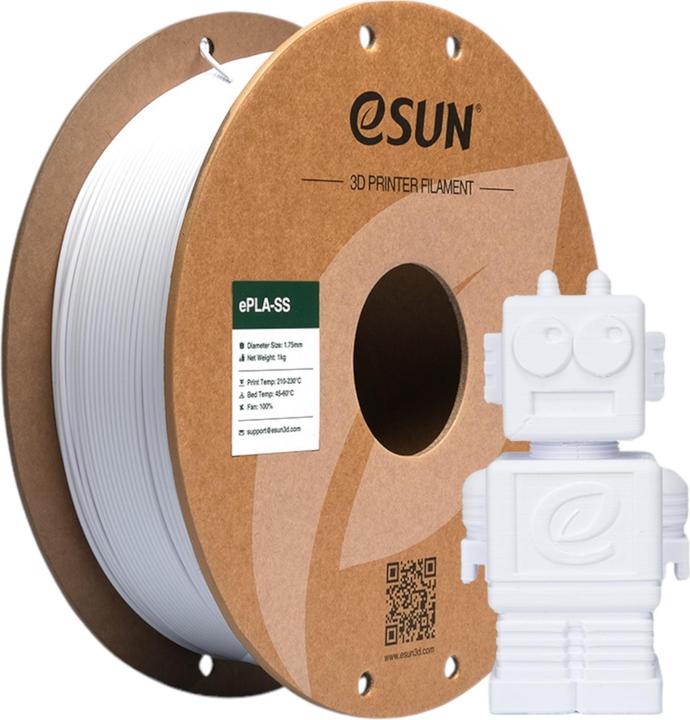 eSUN ePLA-SS (PLA, 1.75 mm, 1000 g, Bianco)