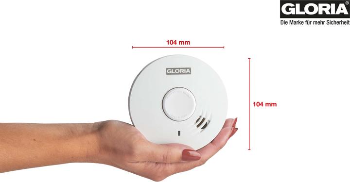 Image du produit Gloria Haus und Garten R-10 002518.0015 Détecteur de fumée à pile avec pile de 10 ans