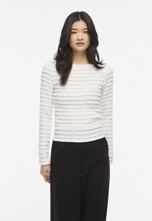 Immagine prodotto Vila VILISABETH U-Boot-Ausschnitt Oberteil mit langen Ärmeln (M)