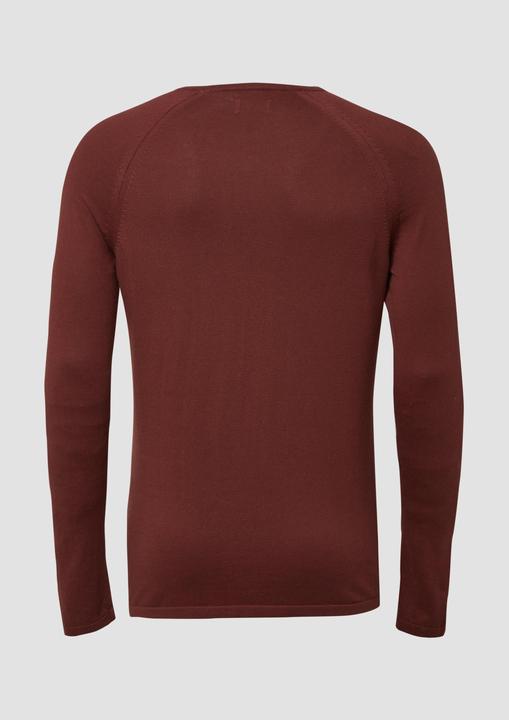 Produktbild s.Oliver Strickpullover Raglanpullover aus reiner Baumwolle (XXL)