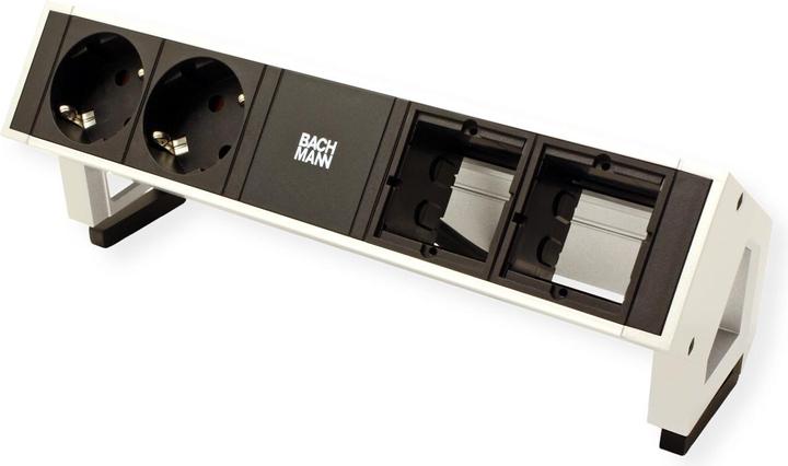 Actual product image Bachmann DESK2 - 2xSchuko & 2xEmpty (2 x, CEE 7/3, 0.20 m)