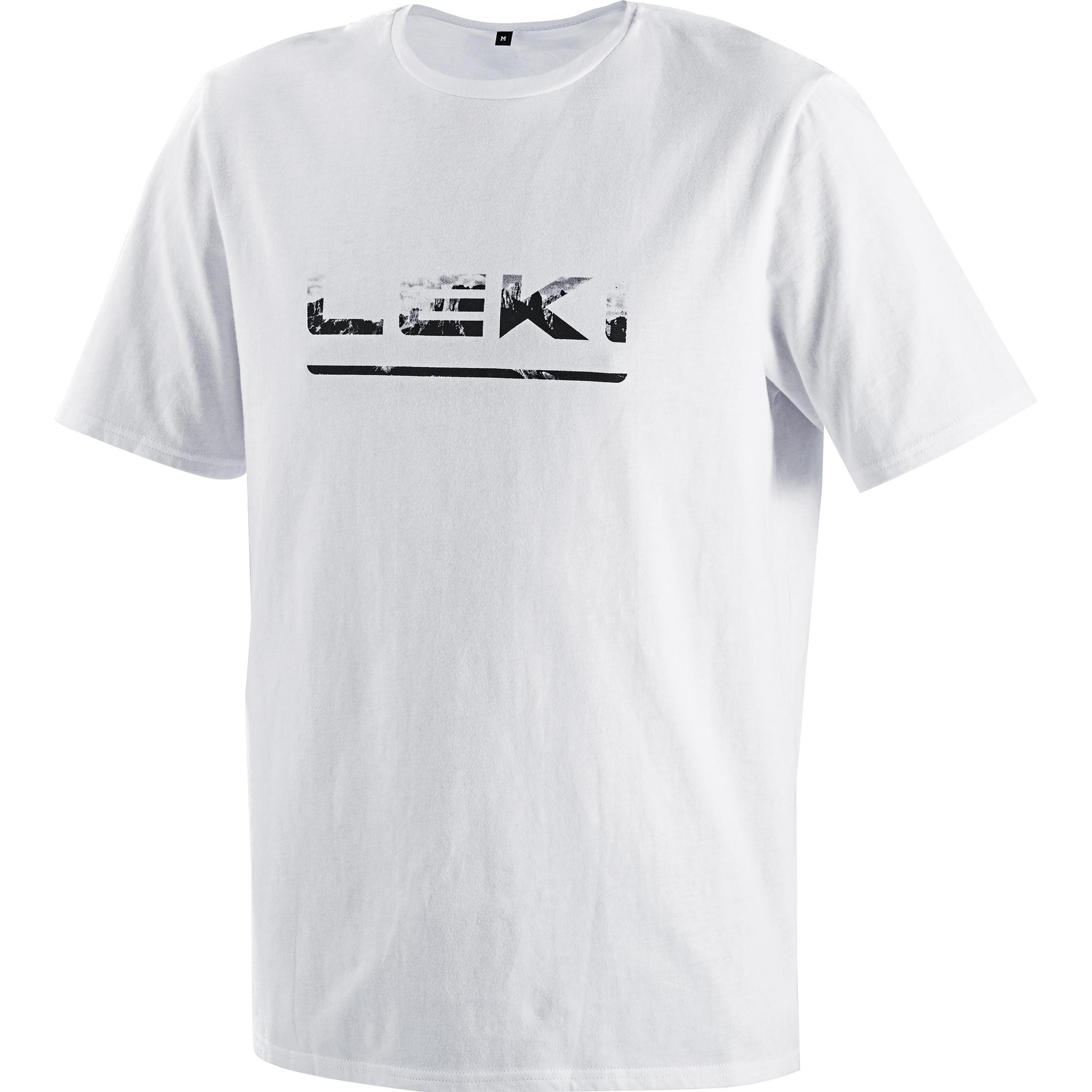Leki, Herren, Shirt, Logo, Weiss, (L)
