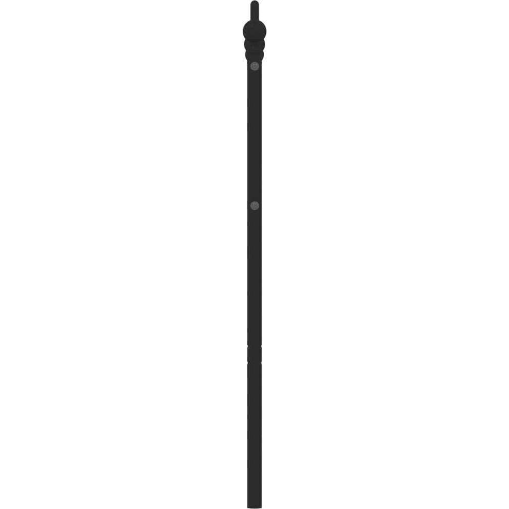 VidaXL, Bett Zubehör, Kopfteil Metall Schwarz 135 cm,Farbe: Schwarz,Material