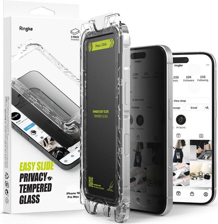 Image du produit Ringke Screen Protector (2 pcs, Apple iPhone 16 Pro Max)
