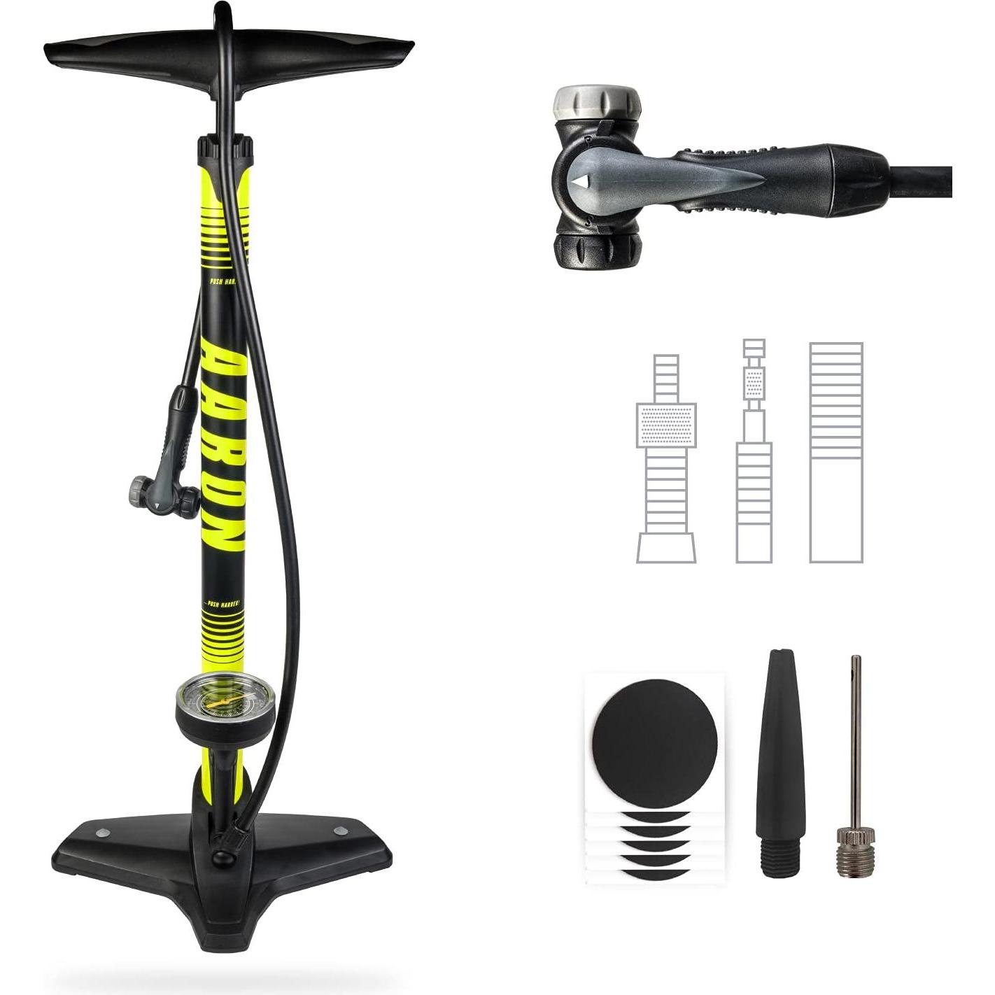 Aaron Sport One Fahrradpumpe Gelb (24717103)