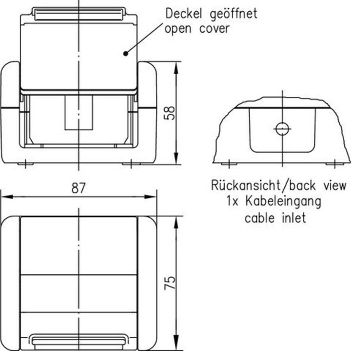 Image du produit Telegärtner H02000A0069 Gris