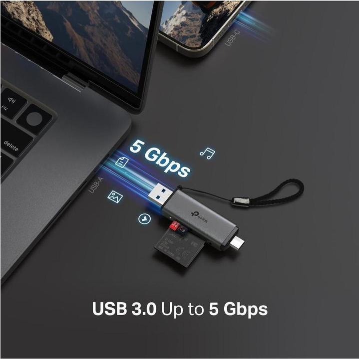 Image du produit TP-Link USB3.0 TYPE-C SD 3.0 ADAPTER (USB 3.1)