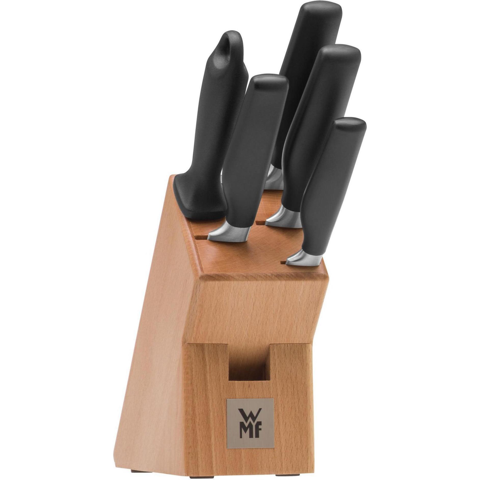 Thumbnail - WMF Messerblock bestückt 6 tlg. Cuisine One, Messerblock, Braun