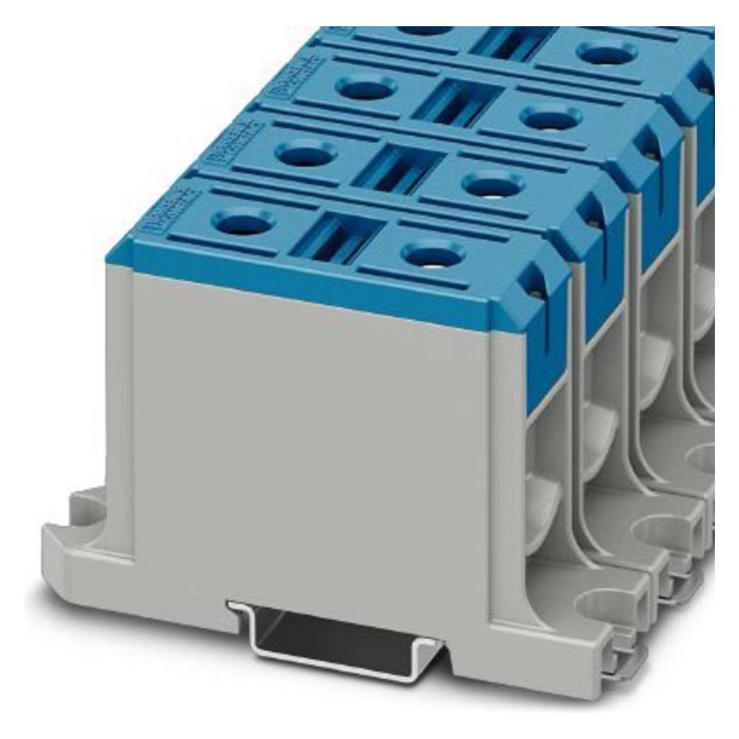Phoenix Contact UBAL 95 BU 1086476 Doorvoerklemmenblok Aantal polen: 1 16 mm² 95 mm² Blauw 1 st., Kabels + Stekkers, Blauw