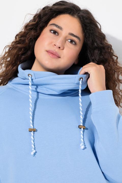 Produktbild Ulla Popken Sweatshirt, weiter Stehkragen, Taschen, Raglan-Langarm (54)