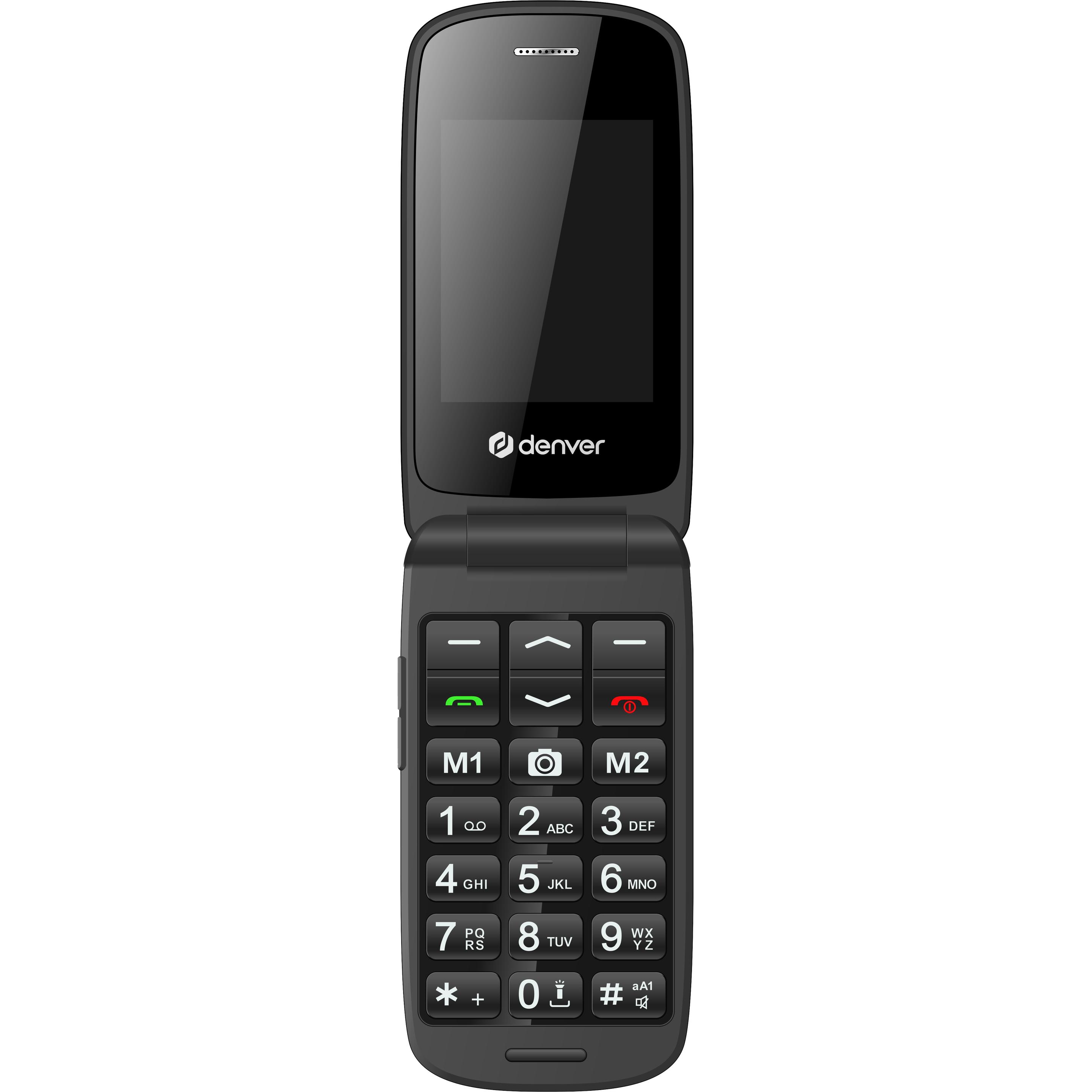 Thumbnail - Denver Handy BAS-24600L (2.40", 0.30 Mpx, 4G), Tastenhandy, Schwarz