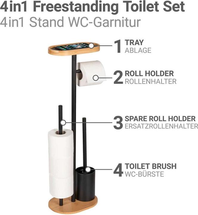 Image du produit Wenko Stand WC-Garnitur Pomarolo
