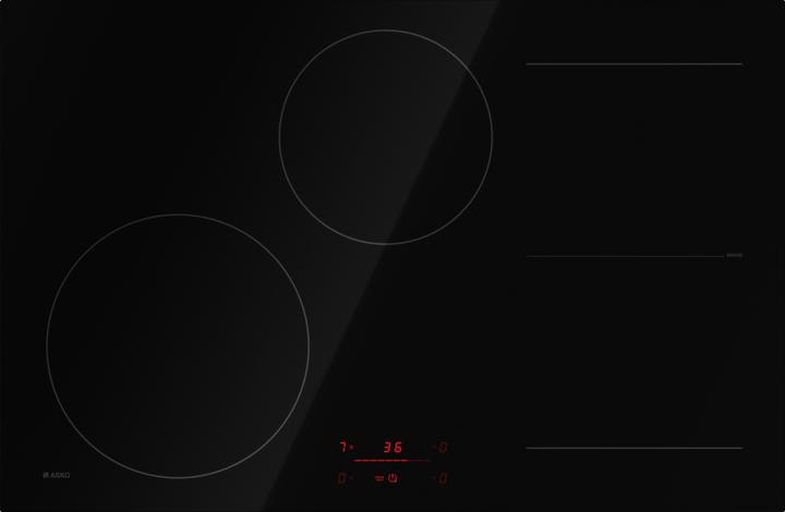 Asko Induktions-Kochfeld HI 2842 FBG1 Schwarz (80 cm, Induktionskochfeld)