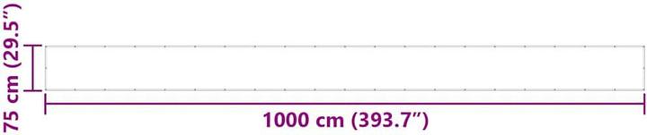 Image du produit vidaXL Balkon Sichtschutz (1000 cm)