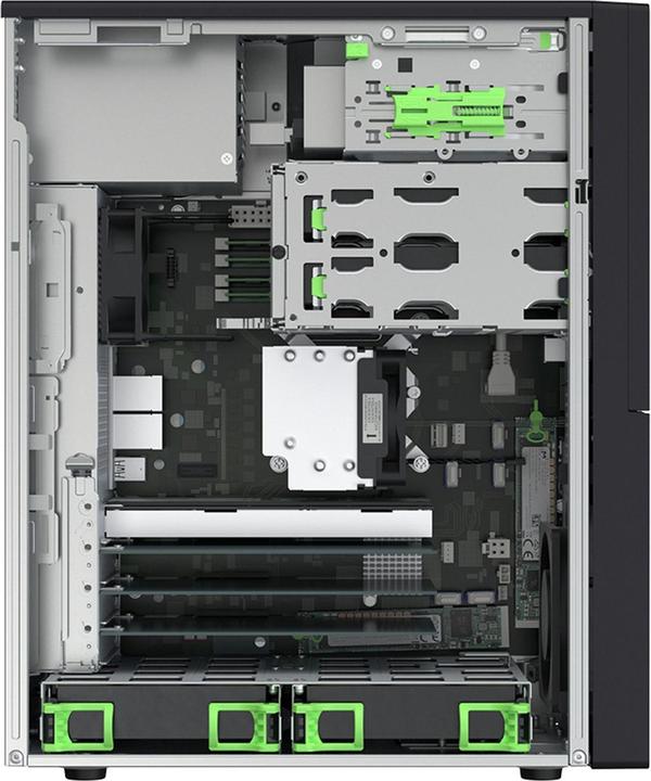 Actual product image Fujitsu TX1310 M5 E-2324G 32GB 2X480GB (Intel Xeon E-2324G, 32 GB, Tower Server)
