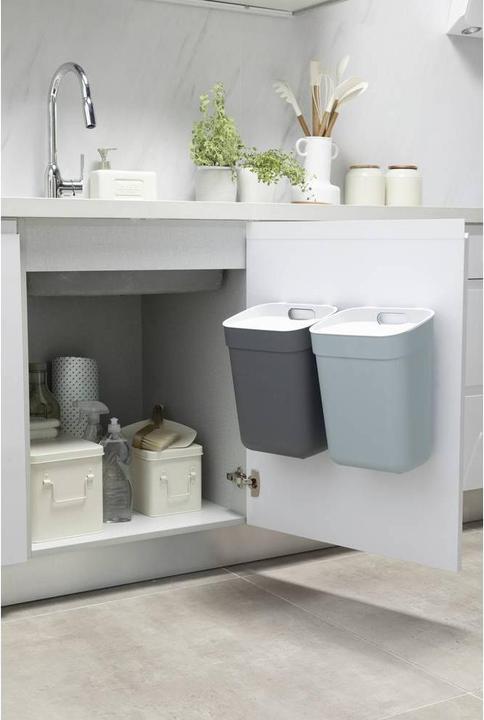 Actual product image Curver Kosz Do Segregacji śmieci 10l /Ciemny Szary/ Jasny Szary (10 l)