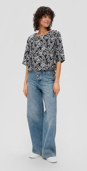 Produktbild s.Oliver Bluse Blusenshirt im O-Shape (38)