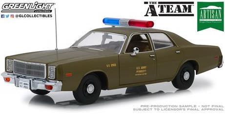 Greenlight Collectibles 1977 Plymouth Fury U.S. Army Police