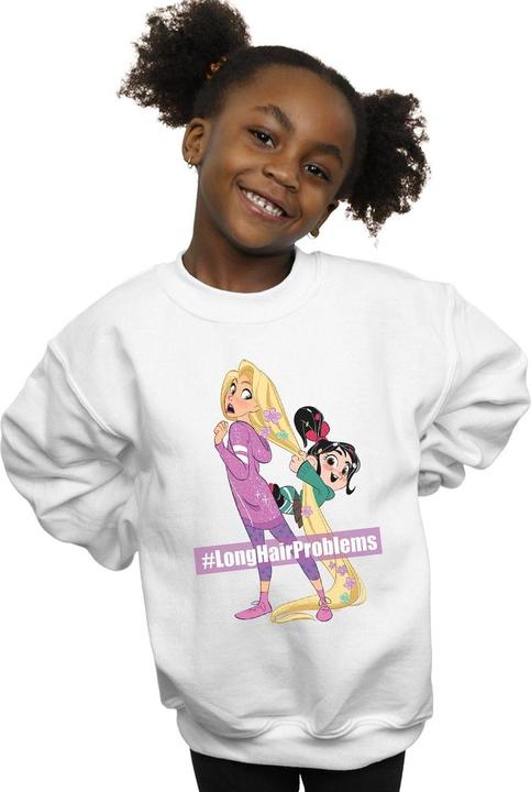 Produktbild Disney Wreck It Ralph Rapunzel And Vanellope Sweatshirt Mädchen (128)