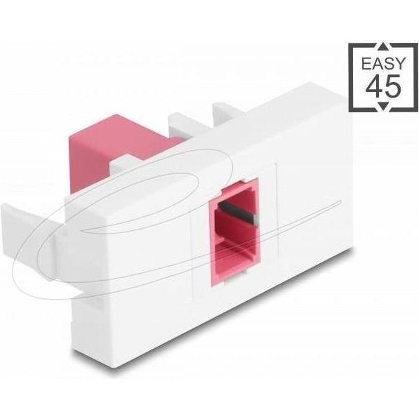 Delock Easy 45 Modul SC Simplex Buchse zu SC Simplex Buchse, Netzwerk Zubehör