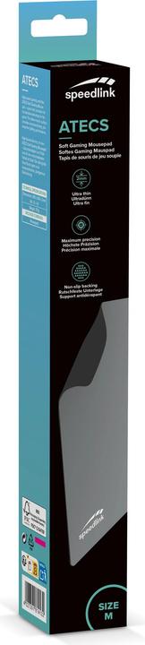 Produktbild Speedlink ATECS Soft Gaming Mousepad - Size M, grey (M)