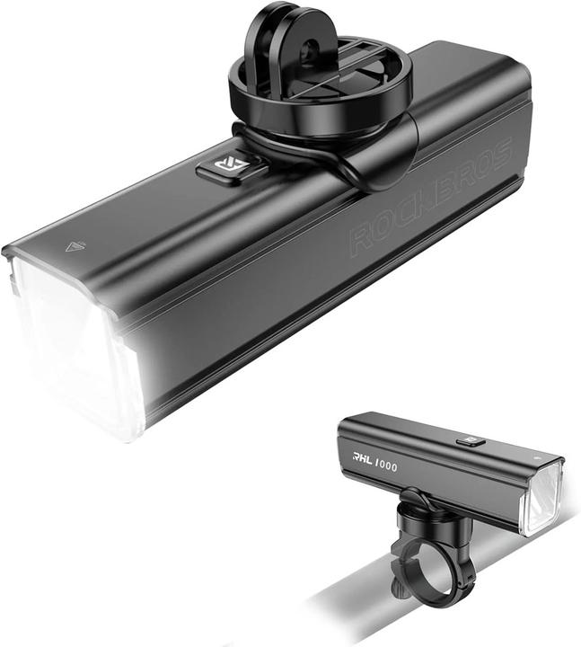 Actual product image Rockbros Bicycle front light (1000 lm)