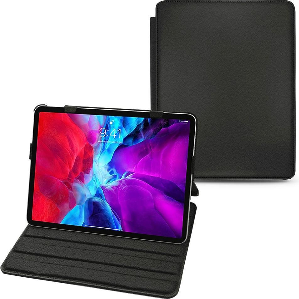 Thumbnail - Noreve Lederschutzhülle horizontal (iPad Pro 12.9 2020 (4. Gen)), Tablet Hülle, Schwarz