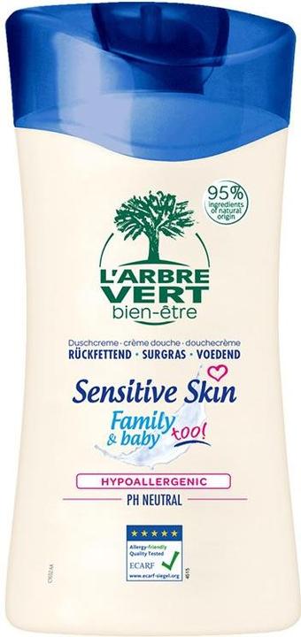 Actual product image L'arbre vert Öko Duschcreme Sensitive Skin deutsch/französisch (250 ml)
