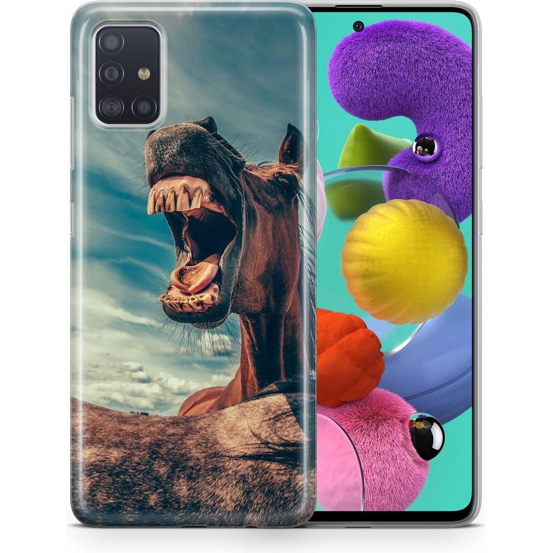 König Design Hülle Handy Schutz für Samsung Galaxy A91 Case Cover Tasche Bumper Etuis TPU Neu (Samsung Galaxy A91), Smar...
