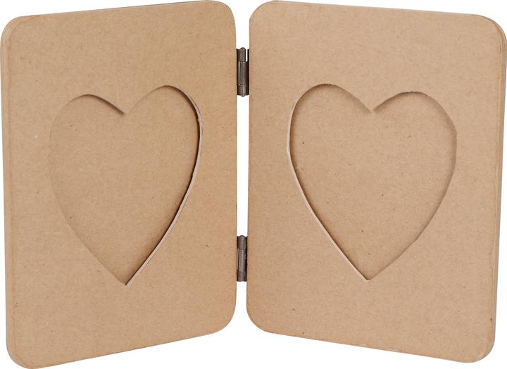 Actual product image Décopatch Papier-mâché frame with hearts