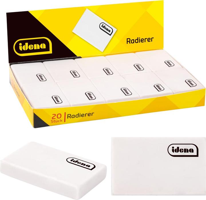 Actual product image Idena Eraser white