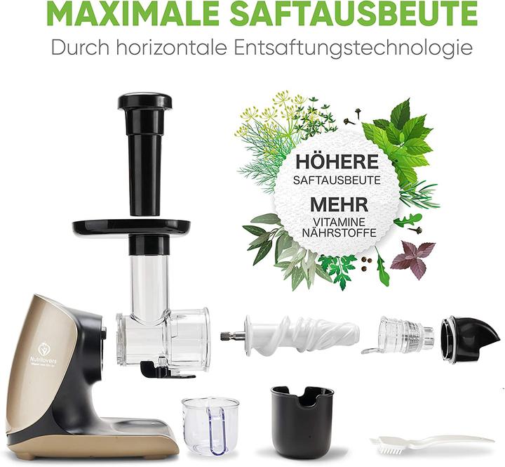 Produktbild Nutrilovers Green-Press Keramik - Golden Delight