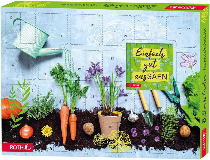 Roth Calendario Dell'Avvento 80292 – Con Cornice Portafoto E 24 Tisane