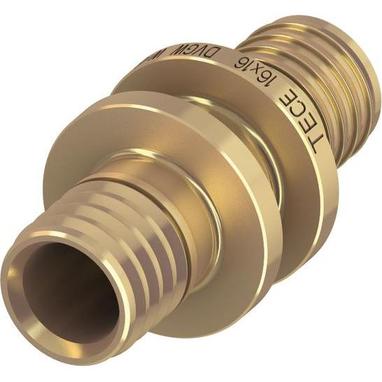 TECE, Rohrverbindungstechnik, TECEflex Kupplung Rotguss d= 40/40mm (Rohrkupplung)