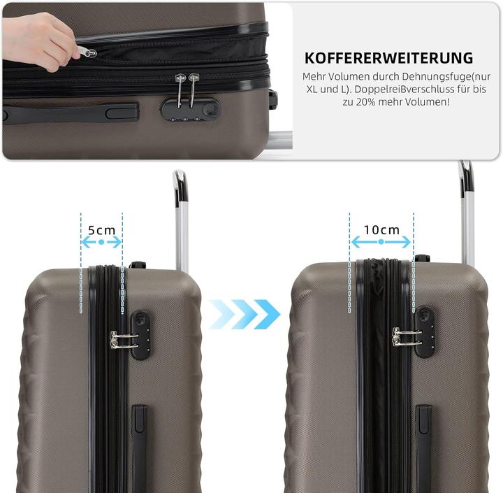 Produktbild Beibye Hartschalen-Trolley (75 l)