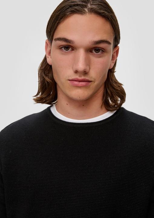 Actual product image s.Oliver Strickpullover Strickpullover mit Musterstruktur (XS)