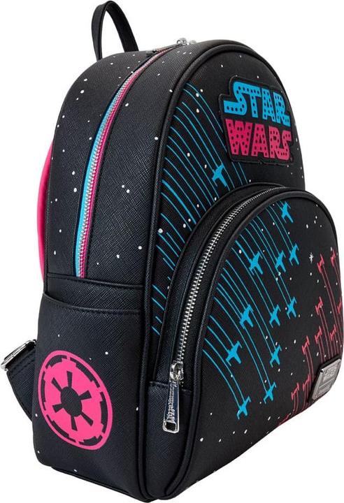 Actual product image Loungefly Star Wars by Backpack Mini Neon 70s