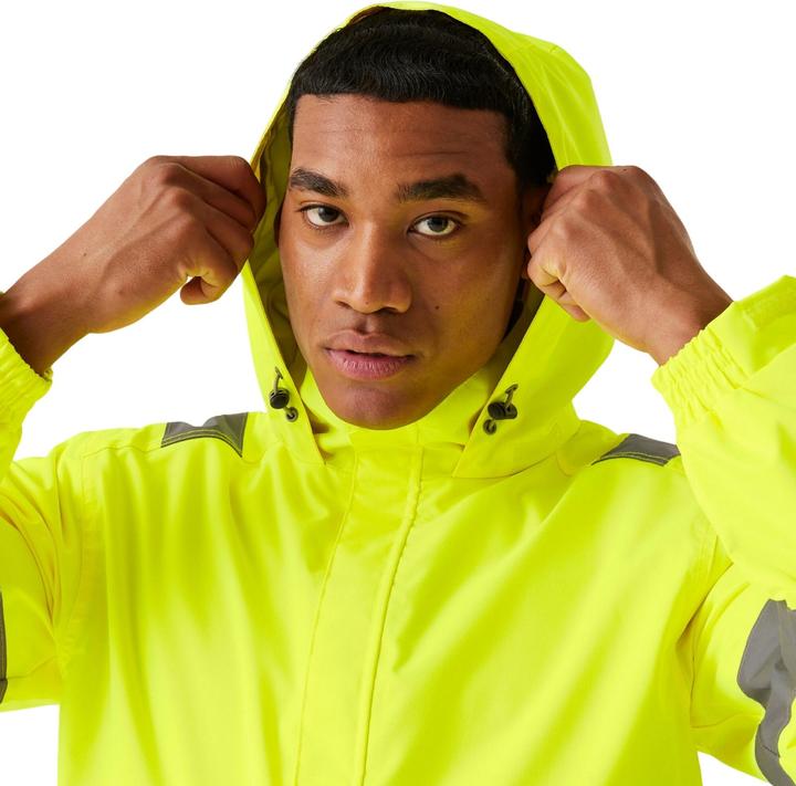 Actual product image Regatta Mens Pro Contract Dover Hi-Vis Jacket (S)