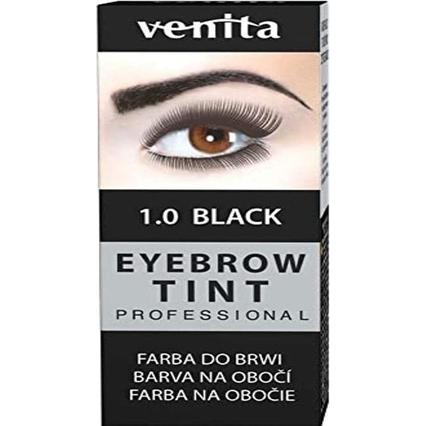 Venita, Augenbrauenpuder, - Professional Eyebrow Tint Eyebrow Powder Paint 1.0ack (Schwarz)