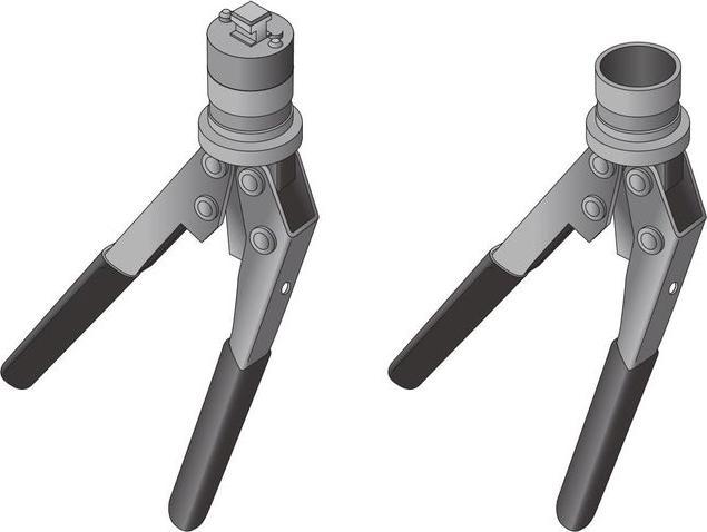 Actual product image Notching pliers Hz 0 for curtain rail without punching head Hz 1