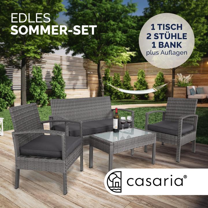 Produktbild Casaria Sitzgruppe (76 x 40 x 41 cm)