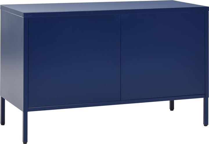 Immagine prodotto Beliani Credenza blu 2 ante URIA (100 x 40 x 65 cm)