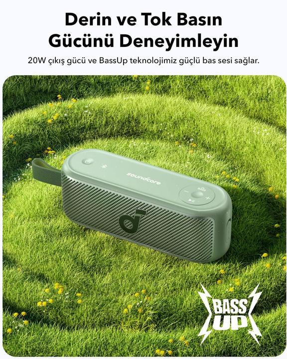 Produktbild soundcore Bluetooth-Lautsprecher Motion 100 grün (12 h)