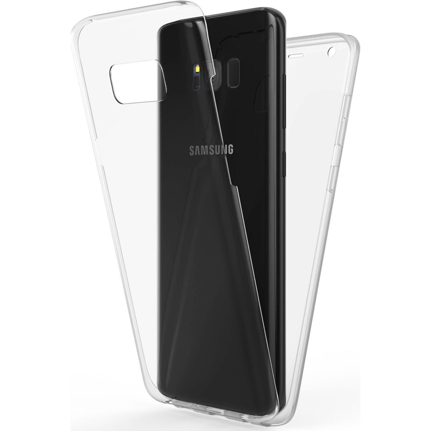 Nalia 360 Grad Handyhülle (Samsung Galaxy S8), Smartphone Hülle, Transparent