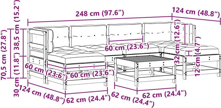 Produktbild vidaXL gartenmöbel
