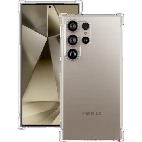 Screenguard Crystal Soft Airbag Bumper (Samsung Galaxy S24 Ultra), Smartphone Hülle, Transparent