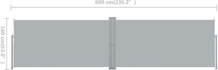 Produktbild vidaXL Sonnenschirm (6 m)