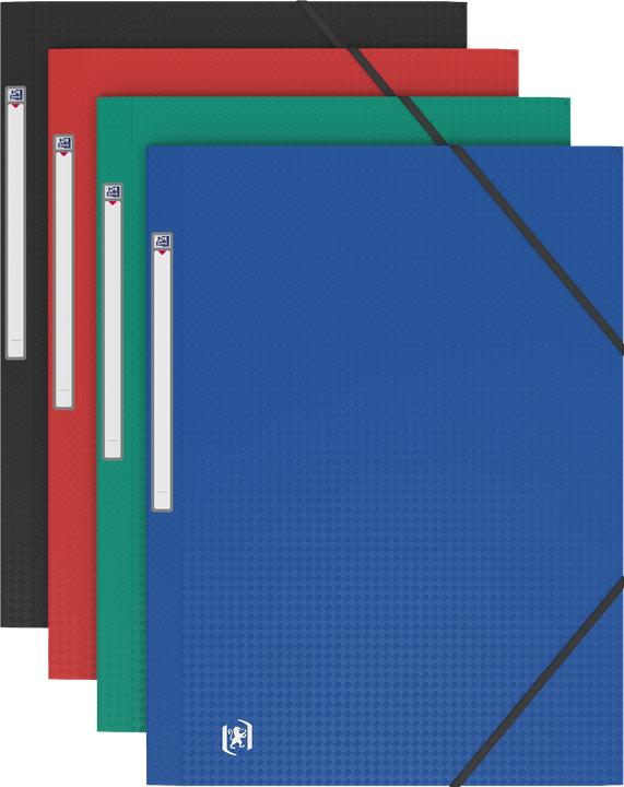 Image du produit Elba Classeur d'angle Memphis, en PP, couleurs assorties DIN A4, épaisseur : 0,5 mm, avec étiquette (A4, 20 x)